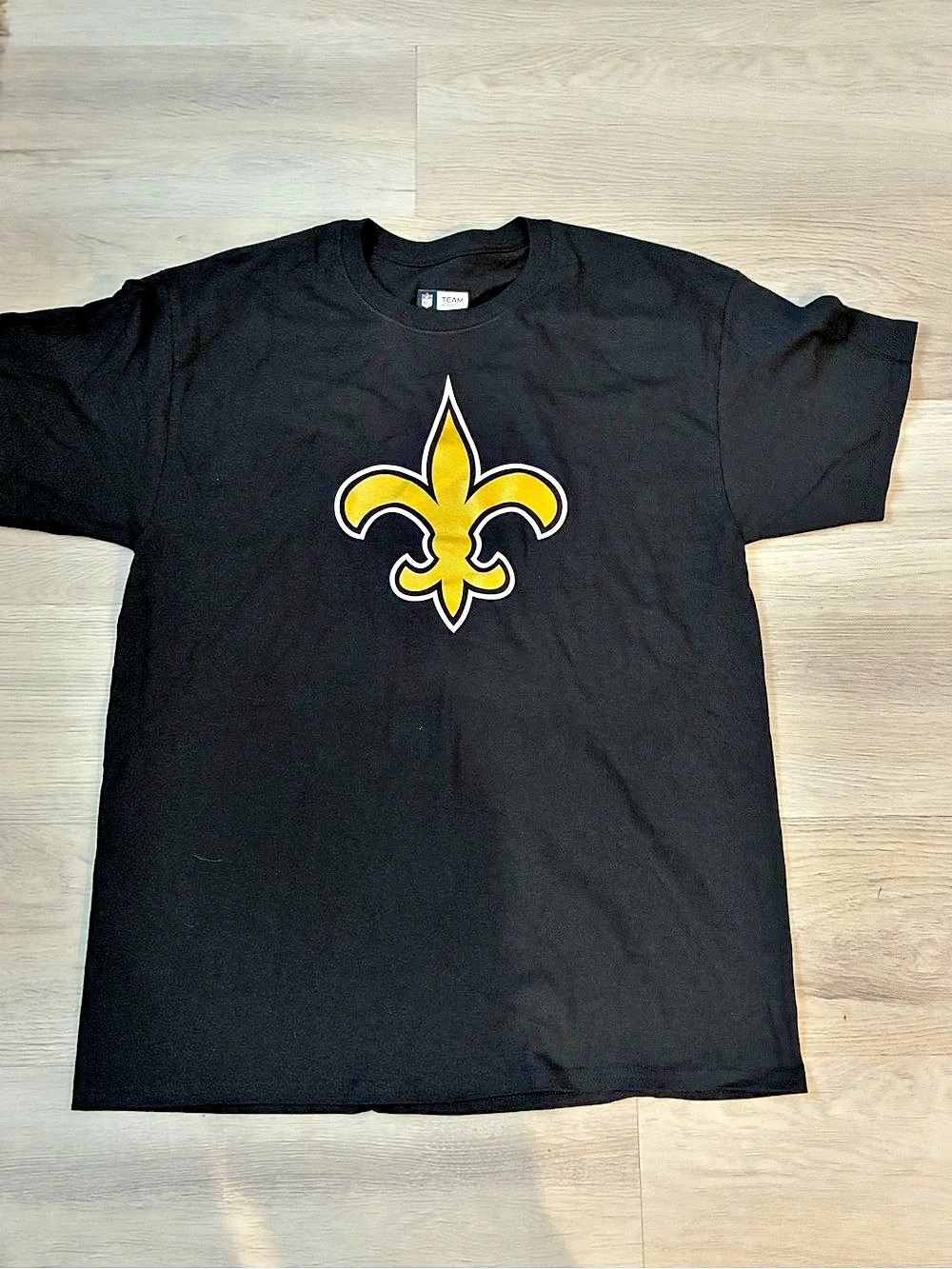 NFL New Orleans Saints Team Apparel T-Shirt Fleur-de-Lis Tee Size Large
